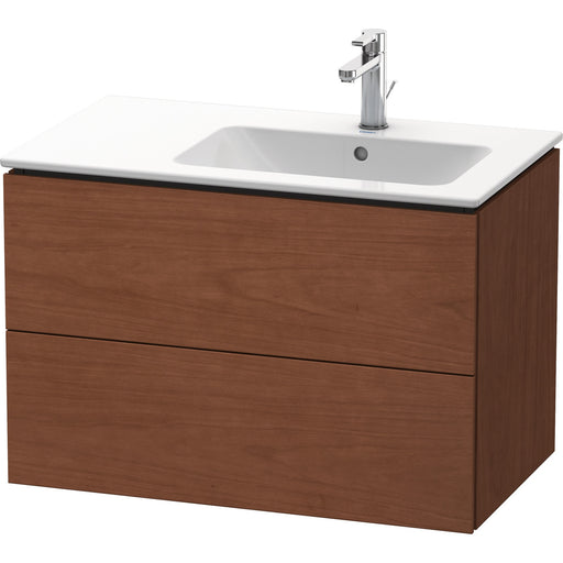 Duravit LC629201313 L-Cube Wall-Mount Vanity Unit American Walnut