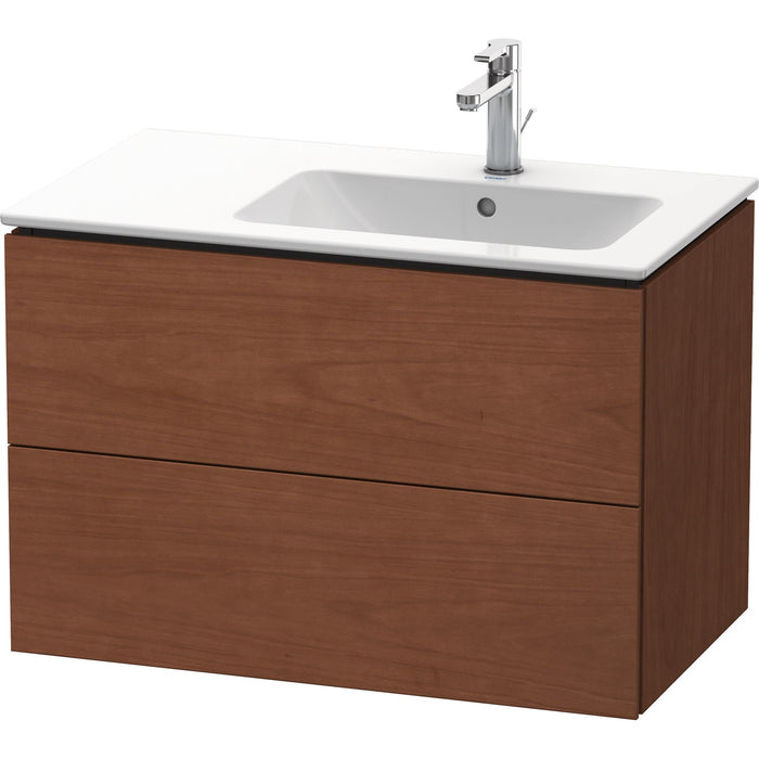 Duravit LC629201313 L-Cube Wall-Mount Vanity Unit American Walnut