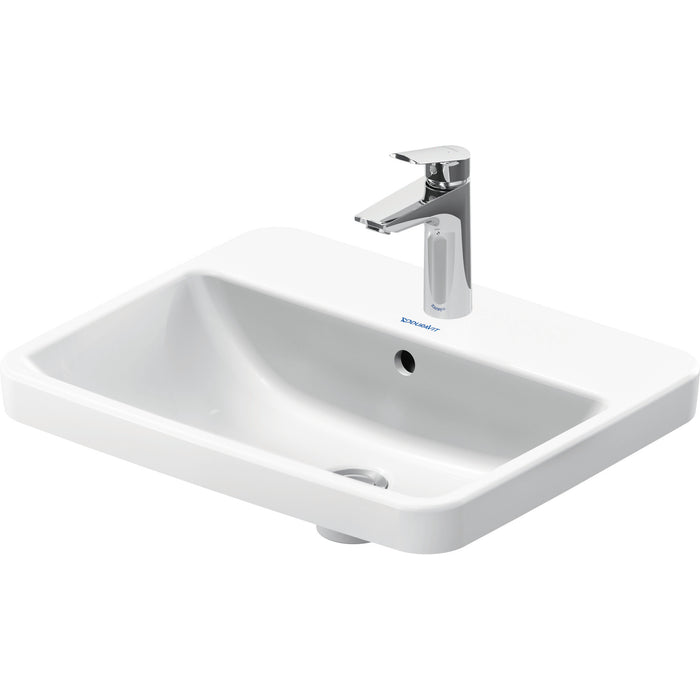 Duravit 0355550088 No.1 21 5/8" Rectangular Drop-in Bathroom Sink