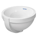 Duravit 0319270000 Architec Round Undermount Bathroom Sink with Overflow