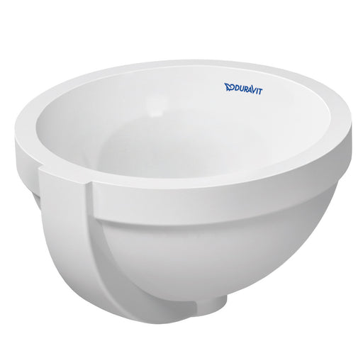 Duravit 0319270000 Architec Round Undermount Bathroom Sink with Overflow