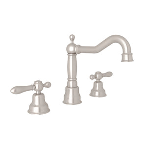 House of Rohl AC107LM-STN-2 Arcana Column Spout Widespread Bathroom Faucet