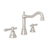 House of Rohl AC107LM-STN-2 Arcana Column Spout Widespread Bathroom Faucet