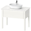 Duravit LU956403636 Luv One Drawer Floorstanding Vanity Unit White