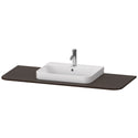 Duravit HP031KM6969 Happy D.2 Plus Console with Sink Cut-Out Walnut Brushed