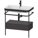 Duravit HP4742O8080 Happy D.2 Plus C-Bonded Vanity Kit Graphite