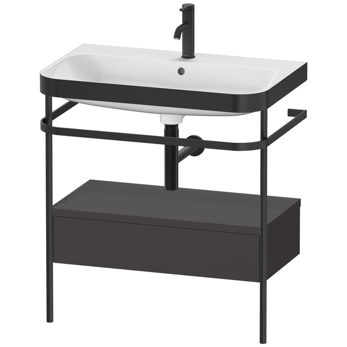 Duravit HP4742O8080 Happy D.2 Plus C-Bonded Vanity Kit Graphite