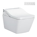 TOTO WASHLET+ SP Wall-Hung Square-Shape Toilet with SW Bidet Seat and DuoFit In-Wall 1.28 and 0.9 GPF Dual-Flush Tank System, Matte Silver - CWT4494549CMFGA#MS