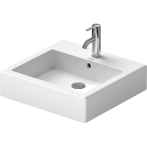Duravit 0454500088 Vero 19 5/8" Rectangular Vessel Bathroom Sink