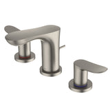 TOTO TLG01201U#BN GO Series Two Handle Widespread Bathroom Sink Faucet with Drain Assembly, Brushed Nickel