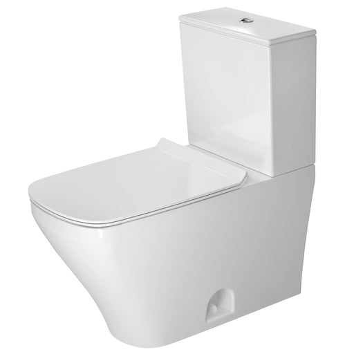 Duravit D4053100 DuraStyle Two-Piece Toilet Kit White with Seat