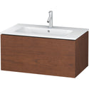 Duravit LC614101313 L-Cube Wall-Mount Vanity Unit American Walnut