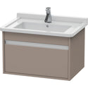 Duravit KT666304343 Ketho Wall-Mount Vanity Unit Basalt