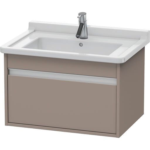 Duravit KT666304343 Ketho Wall-Mount Vanity Unit Basalt