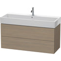 Duravit LC627903535 L-Cube Wall-Mount Vanity Unit Oak Terra