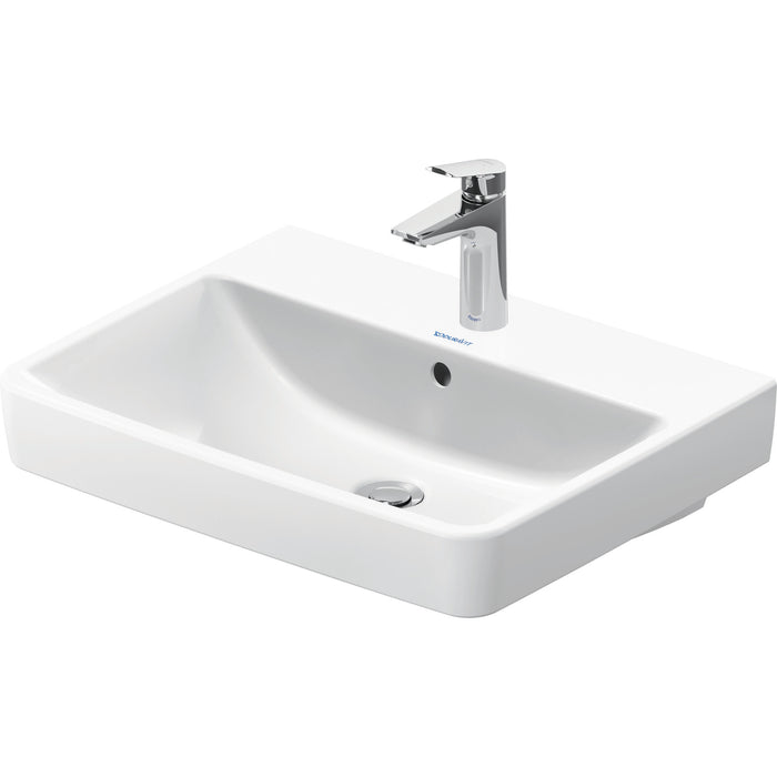 Duravit 2375600087 No.1 23 5/8" Rectangular Wall Mounted Bathroom Sink