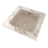 TOTO LT491G#03 Connelly Square Undermount Bathroom Sink with CEFIONTECT, Bone