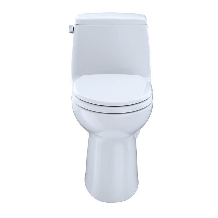 TOTO MS854114SL#03 UltraMax One-Piece Elongated 1.6 GPF ADA Universal Height Toilet with Seat, Bone