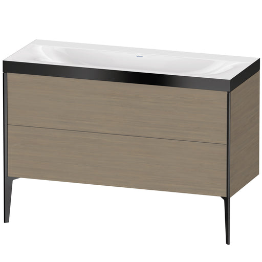 Duravit XV4712NB235P XViu C-Bonded Floorstanding Vanity Kit Oak Terra