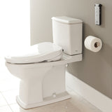 TOTO MS494124CEMFG#01 Connelly WASHLET+ Two-Piece Dual Flush Toilet in Cotton White