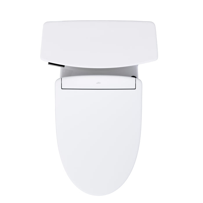 TOTO MW9643446CEFG#01 Washlet+ Soiree Elongated Universal Height Toilet with S5 Bidet Seat, Cotton White
