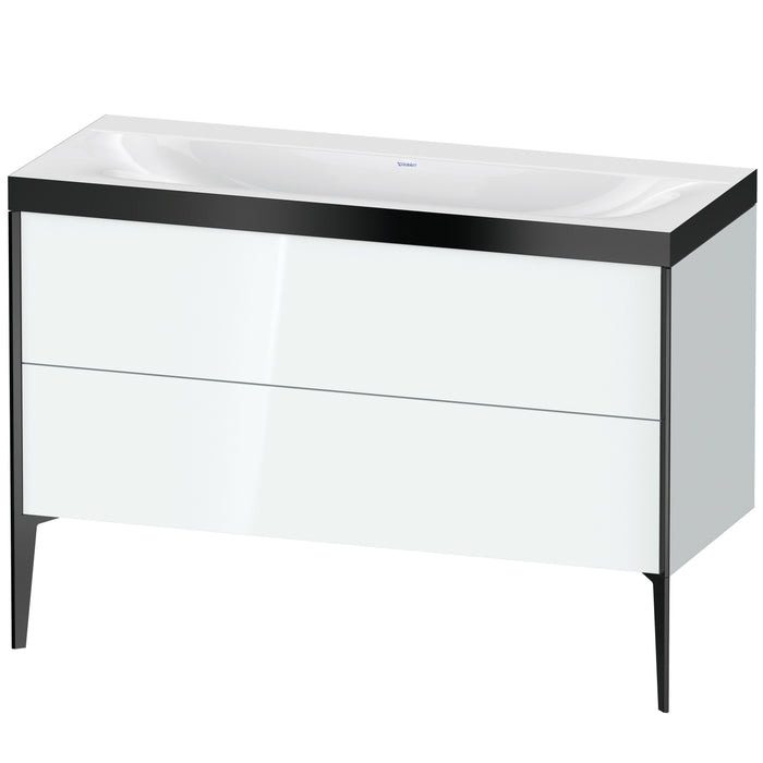 Duravit XV4712NB285P XViu C-Bonded Floorstanding Vanity Kit White