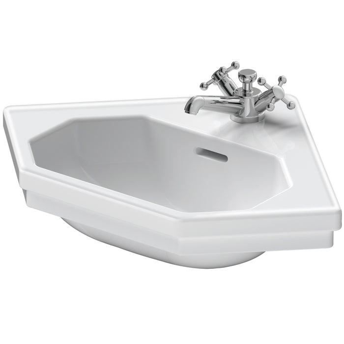 Duravit 0793420000 1930 Series Octagonal Wall Mounted Bathroom Sink