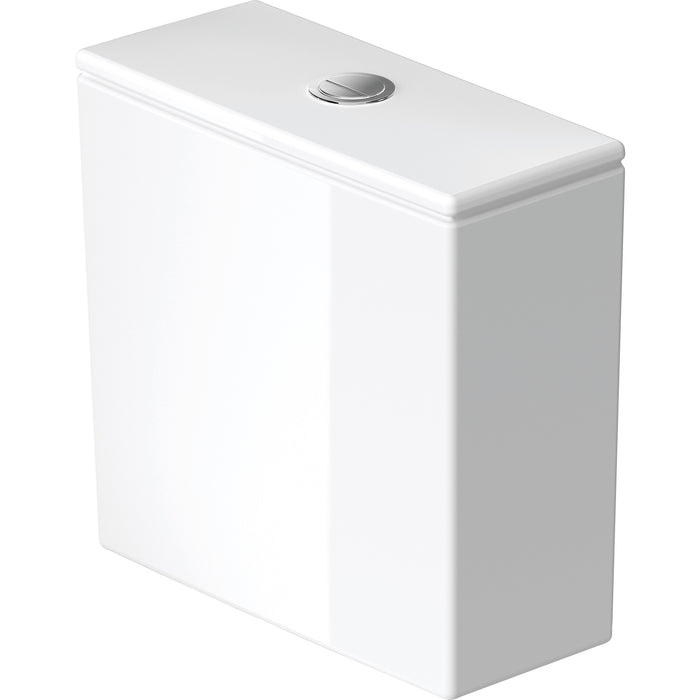 Duravit 0935200005 DuraStyle Dual Flush Toilet Tank with Top Push Button Flush