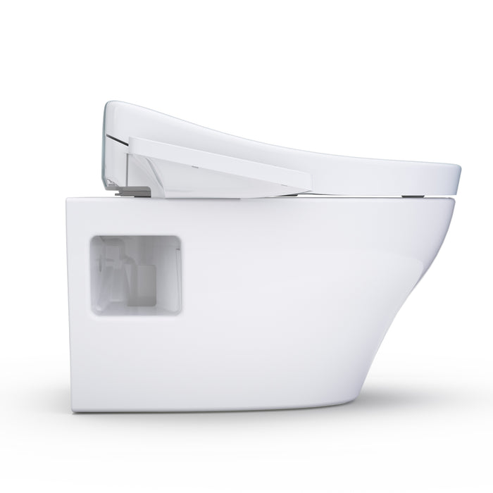 TOTO CWT4283346CMFG#MS Washlet+ EP Wall-Hung Toilet and Washlet S2 Bidet Seat with DuoFit In-Wall Tank
