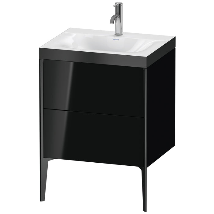 Duravit XV4709OB240P XViu C-Bonded Floorstanding Vanity Kit Black