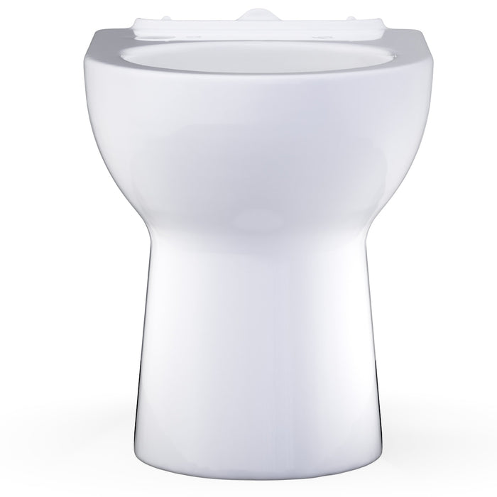 TOTO CT472CUFGT40#01 Glaston WASHLET+ Elongated Skirted Toilet Bowl, Cotton White