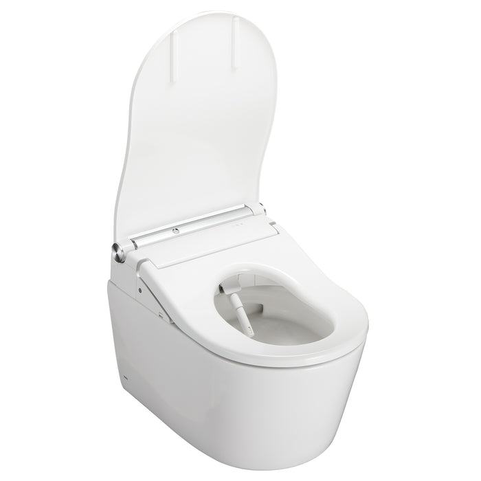 TOTO CWT4474547CMFGNA#MS WASHLET+ RP Wall-Hung D-Shape Toilet with RW Bidet Seat and In-Wall Auto Dual-Flush Tank