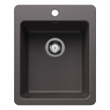 Blanco 443236 Liven SILGRANIT 17" Dual Mount Bar Sink - Cinder
