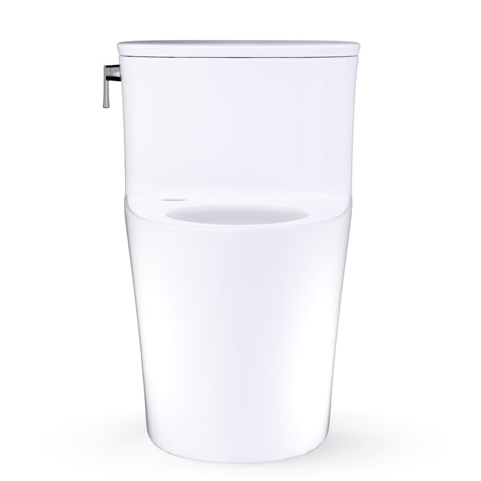 TOTO CST686CUFGAT40#01 Aurora 1G One-Piece Elongated 1.0 GPF Universal Height Toilet in Cotton White