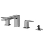 TOTO TBG10202U#CP GB Two-Handle Deck-Mount Roman Tub Filler Trim with Handshower, Polished Chrome