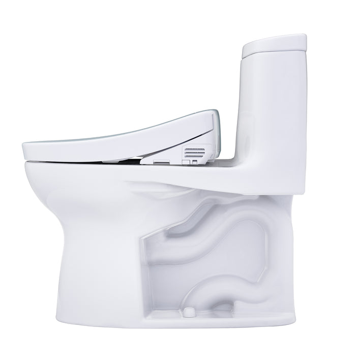TOTO MW6043346CUFG#01 UltraMax II 1G One-Piece Elongated 1.0 GPF Universal Height Toilet with Washlet+ S2 Bidet Seat