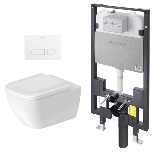 Duravit WD7022006090 Happy D.2 Wall Mounted Toilet White