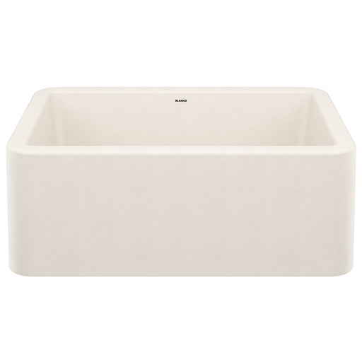Blanco 443075 Ikon SILGRANIT 27" Single Bowl Apron-Front Farmhouse Sink - Soft White