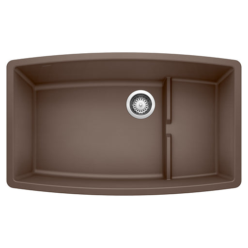 Blanco 440063 Performa Cascade SILGRANIT 32" Single Bowl Undermount Kitchen Sink with Colander - Cafe