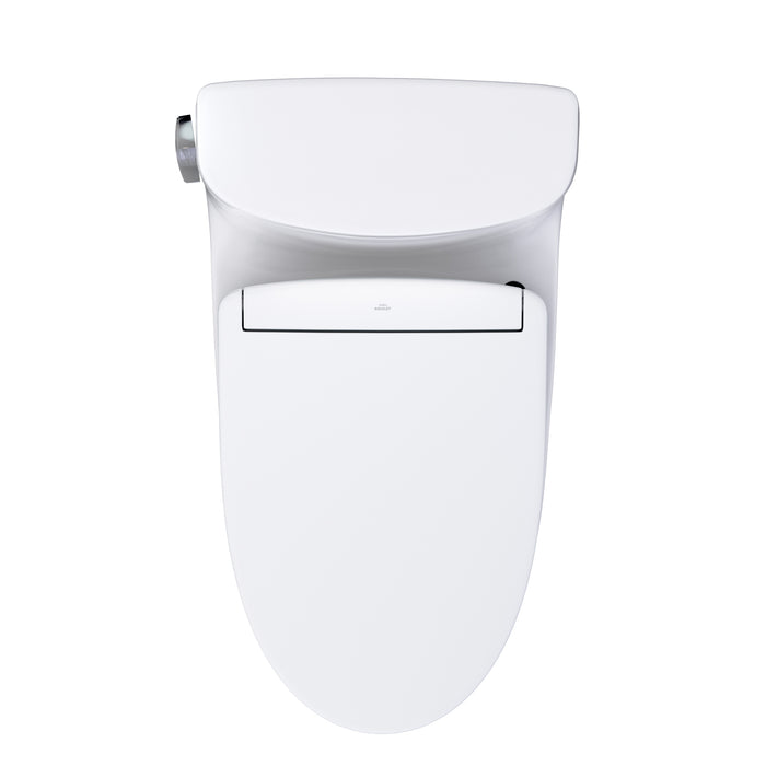 TOTO MW6343446CEFG#01 Supreme II One-Piece Elongated Universal Height Toilet with Washlet+ S5 Bidet Seat