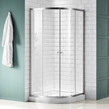 ANZZI SD-AZ050-01BN Mare 35" x 76" Framed Shower Enclosure in Brushed Nickel