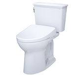 TOTO MW7864726CEG#01 Drake Transitional WASHLET+ Two-Piece Elongated Toilet with S7 Bidet Seat, Cotton White