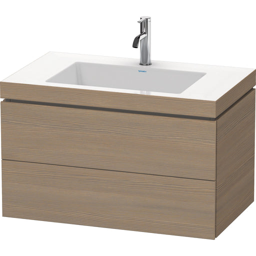 Duravit LC6927O3535 L-Cube C-Bonded Wall-Mount Vanity Kit Oak Terra