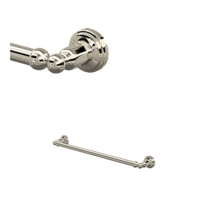 Rohl U.6940PN Perrin and Rowe Edwardian Wall Mount 19 1/2" Single Towel Bar