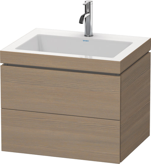 Duravit LC6926O3535 L-Cube C-Bonded Wall-Mount Vanity Kit Oak Terra