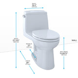 TOTO MS854114#12 Ultimate One-Piece Elongated 1.6 GPF Toilet, Sedona Beige