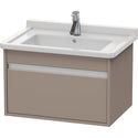 Duravit KT666404343 Ketho Wall-Mount Vanity Unit Basalt