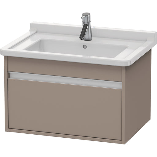 Duravit KT666404343 Ketho Wall-Mount Vanity Unit Basalt