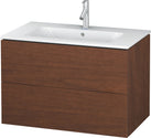 Duravit LC624101313 L-Cube Wall-Mount Vanity Unit American Walnut