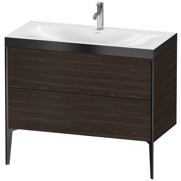 Duravit XV4711OB269P XViu C-Bonded Floorstanding Vanity Kit Walnut Brushed